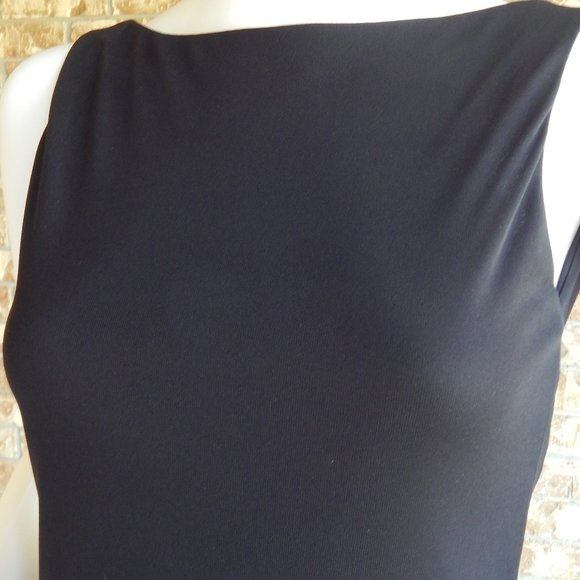 Laundry size 4 LONG BLACK LOW BACK CHIC DRESS - Picture 8 of 15